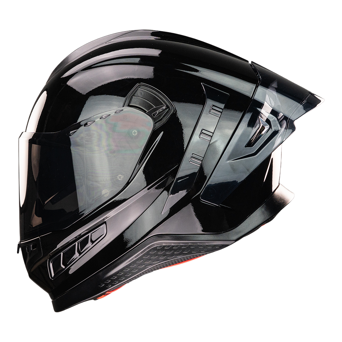 CASCO EKHO NEGRO BRILLOSO Cascos KOV + de motociclista