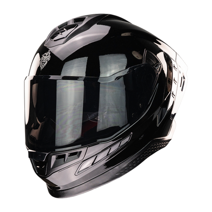 CASCO EKHO NEGRO BRILLOSO Cascos KOV + de motociclista