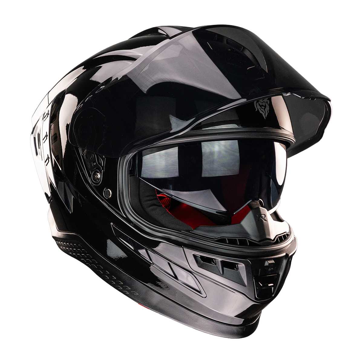 CASCO EKHO NEGRO BRILLOSO Cascos KOV + de motociclista