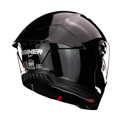 CASCO GAINER NEGRO Cascos KOV + de motociclista