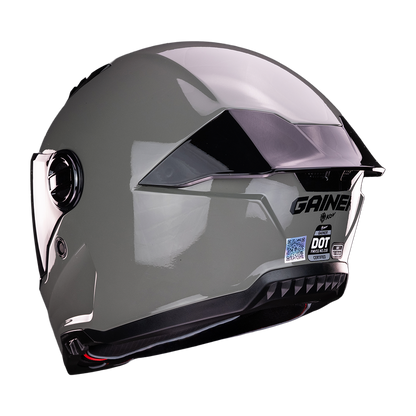 CASCO GAINER GRIS Cascos KOV + de motociclista