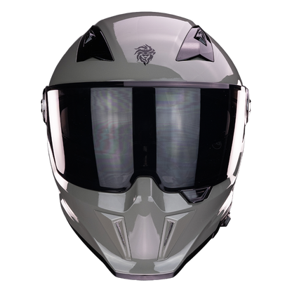 CASCO GAINER GRIS Cascos KOV + de motociclista
