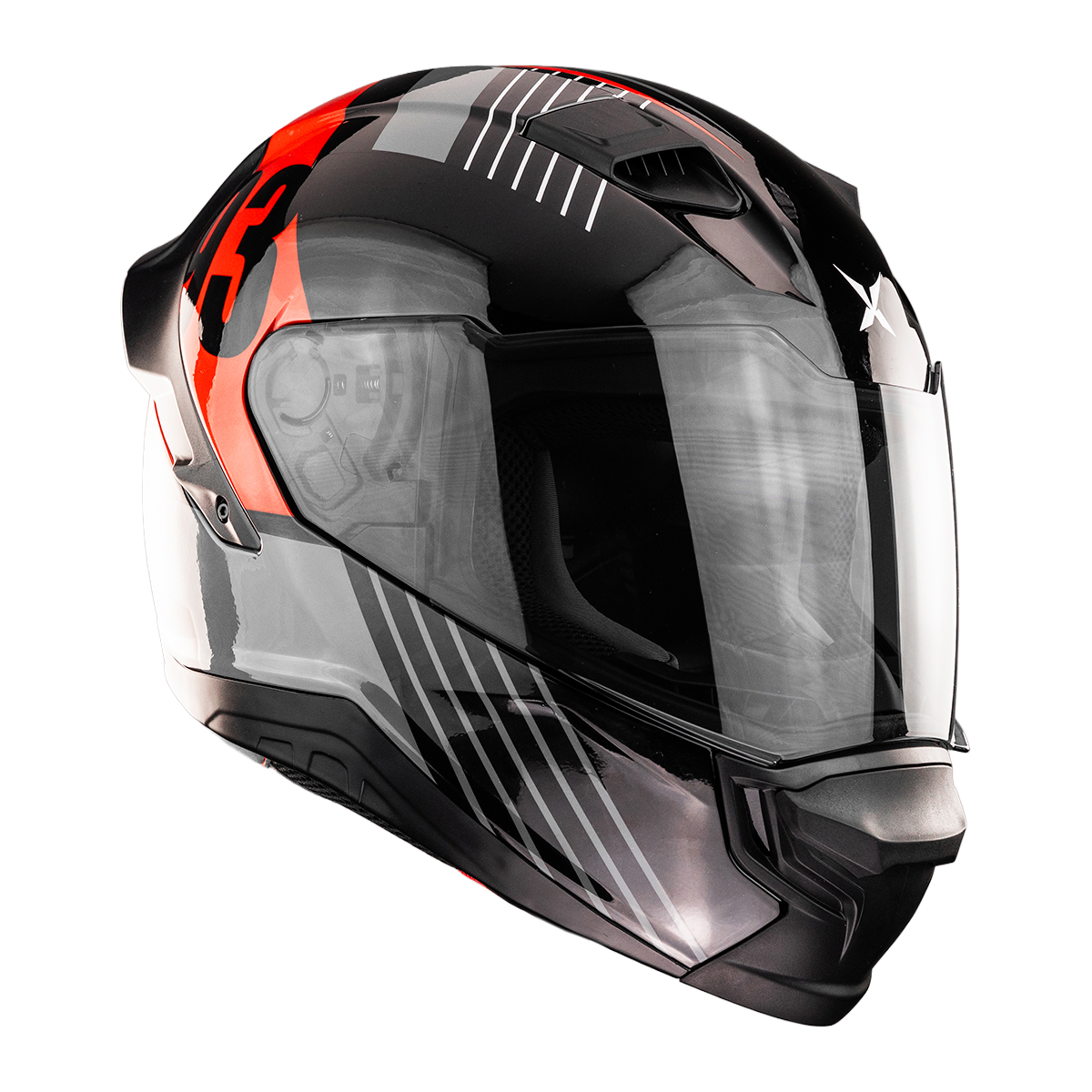 CASCO LOWEN SONICO NEGRO ROJO Cascos X-KOV + de motociclista