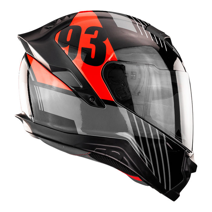CASCO LOWEN SONICO NEGRO ROJO Cascos X-KOV + de motociclista