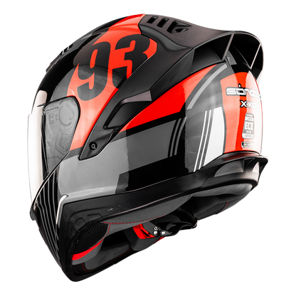 CASCO LOWEN SONICO NEGRO ROJO Cascos X-KOV + de motociclista