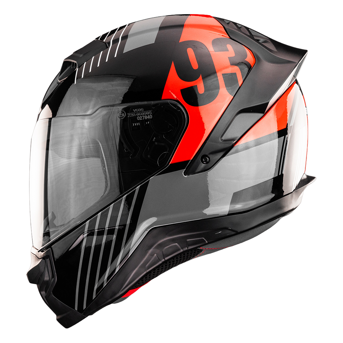 CASCO LOWEN SONICO NEGRO ROJO Cascos X-KOV + de motociclista
