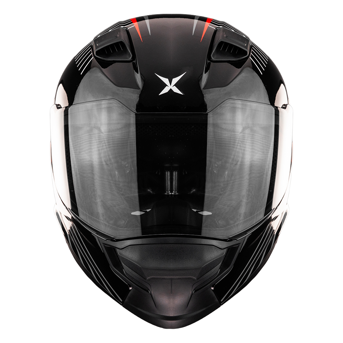 CASCO LOWEN SONICO NEGRO ROJO Cascos X-KOV + de motociclista