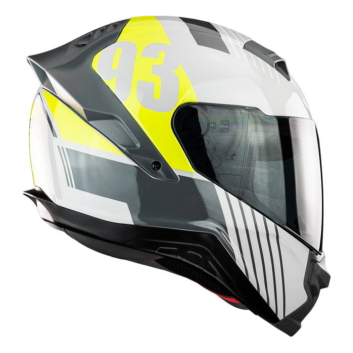 CASCO LOWEN SONICO GRIS NEON Cascos X-KOV + de motociclista