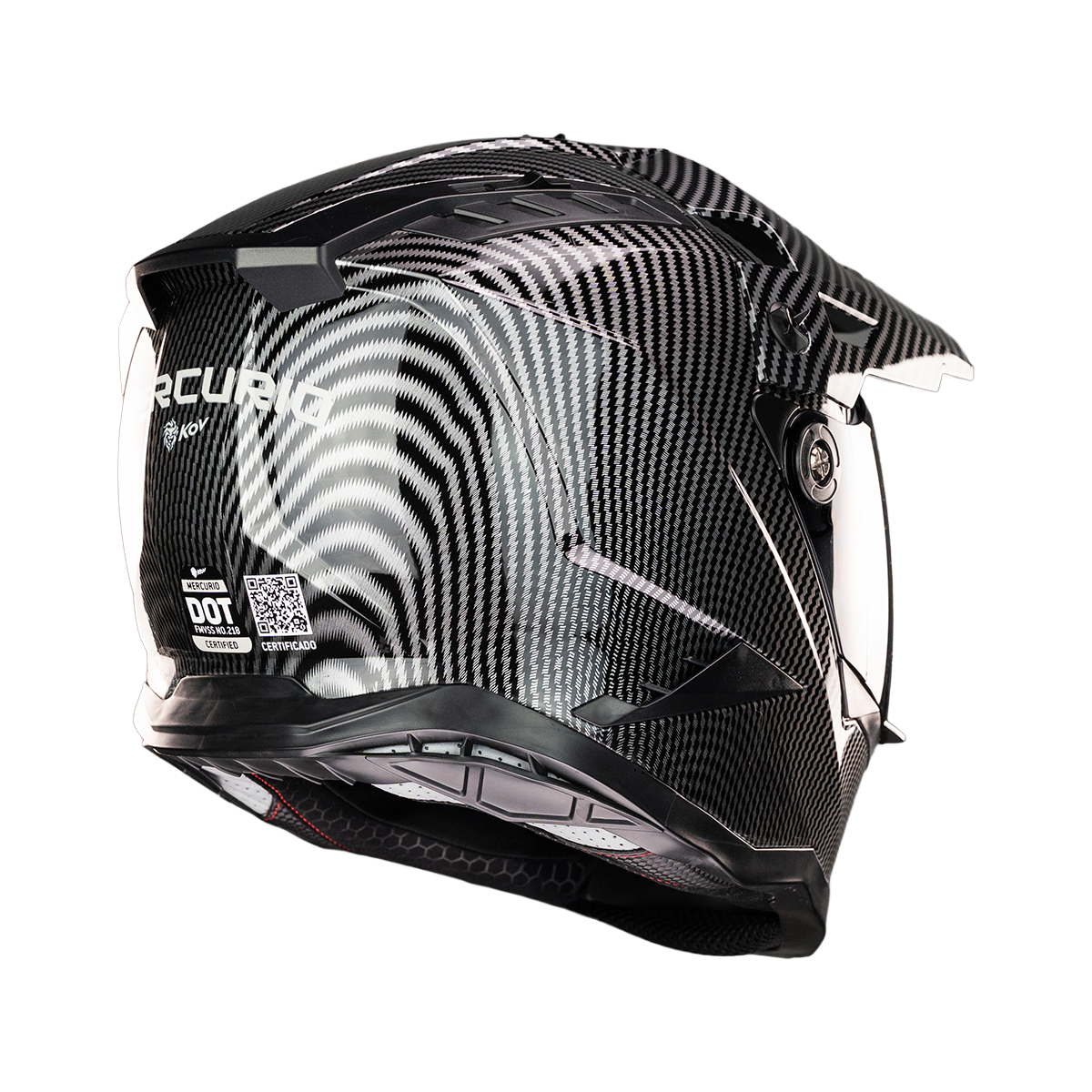 CASCO CROSS MERCURIO Cascos KOV + de motociclista