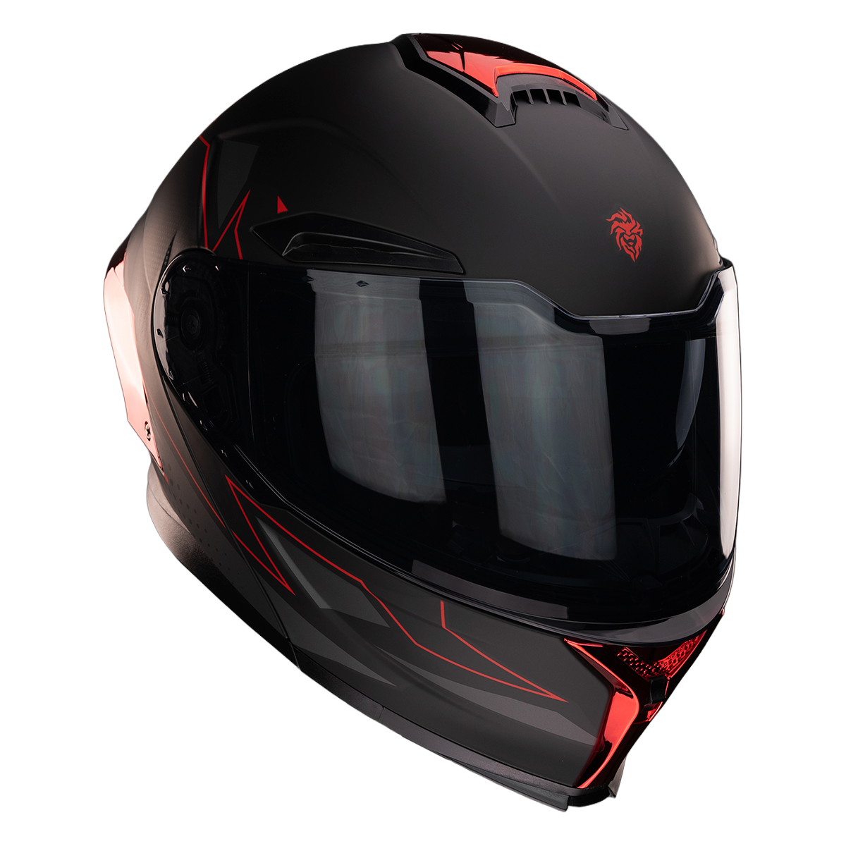 CASCO ORION ABSTRACT RED Cascos KOV + de motociclista