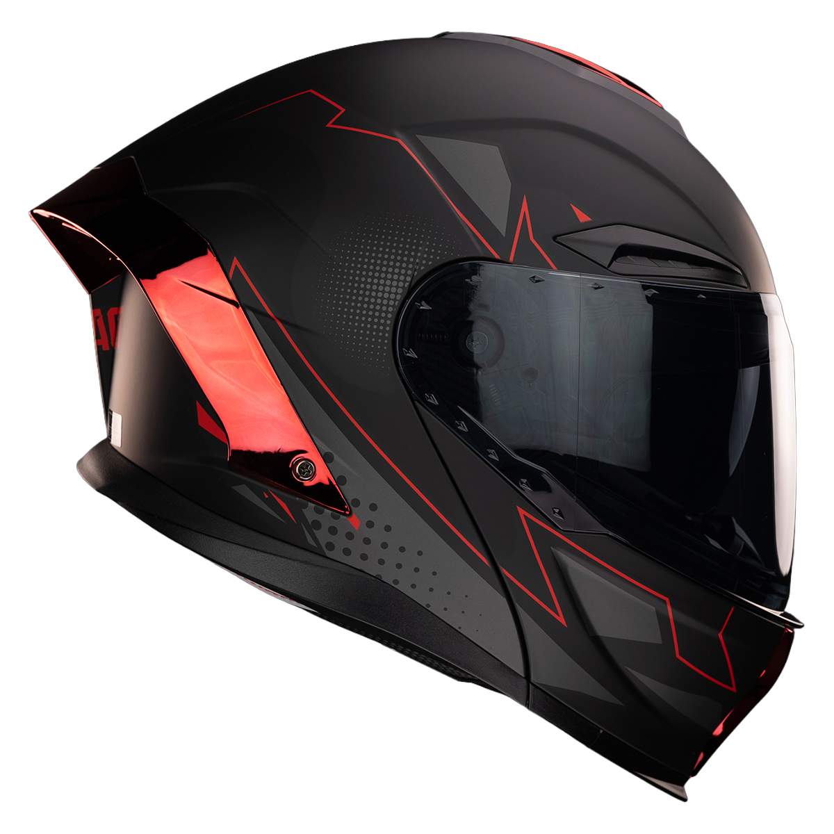 CASCO ORION ABSTRACT RED Cascos KOV + de motociclista