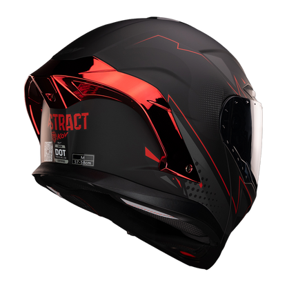 CASCO ORION ABSTRACT RED Cascos KOV + de motociclista