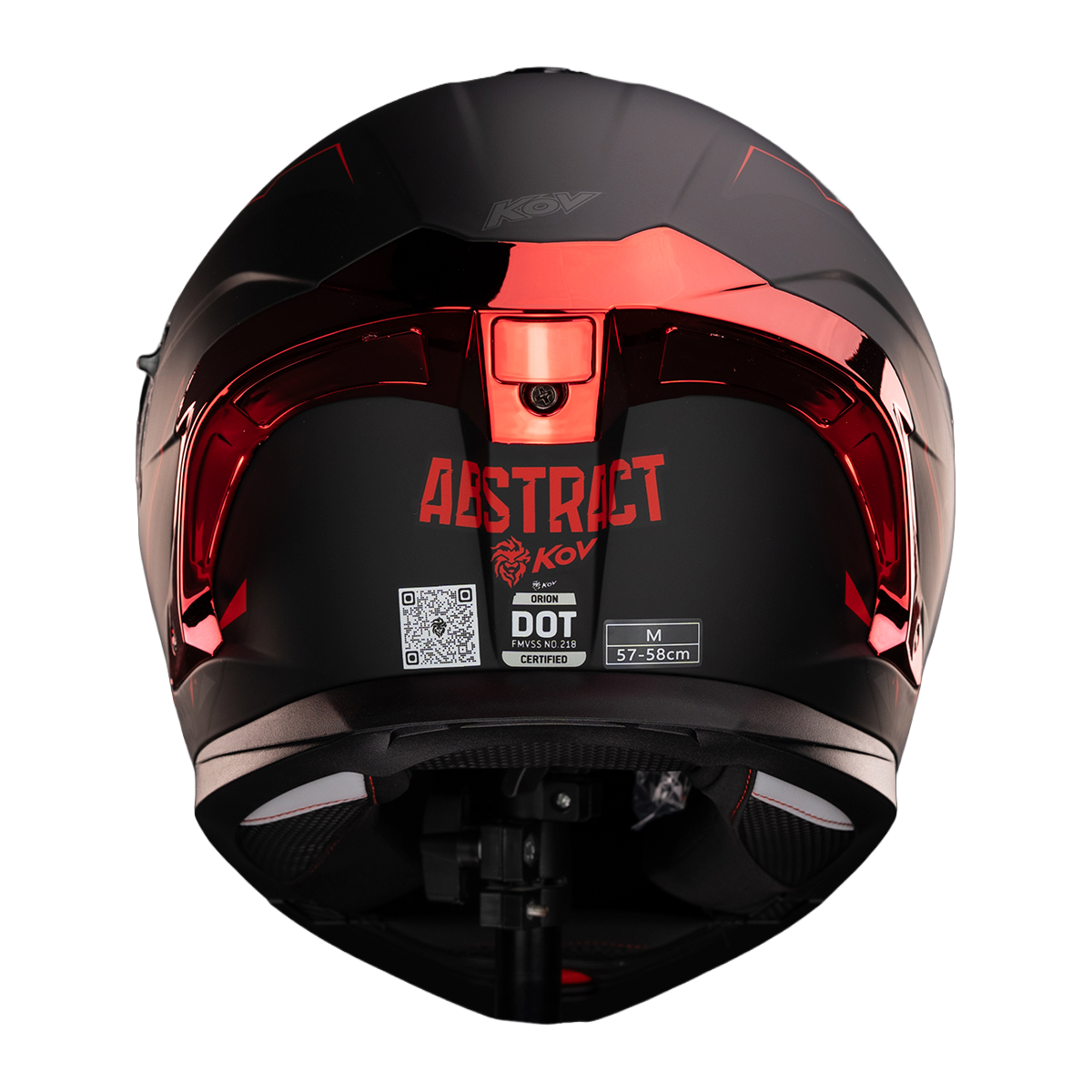 CASCO ORION ABSTRACT RED Cascos KOV + de motociclista