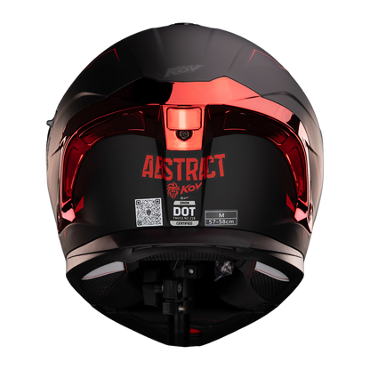 CASCO ORION ABSTRACT RED Cascos KOV + de motociclista