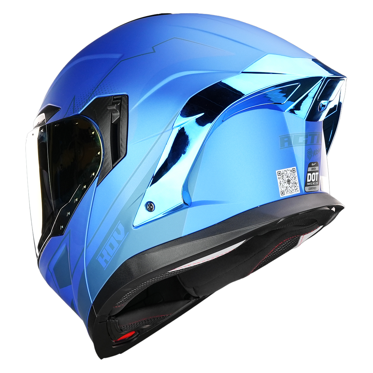 CASCO ORION ACTIVE AZUL Cascos KOV + de motociclista