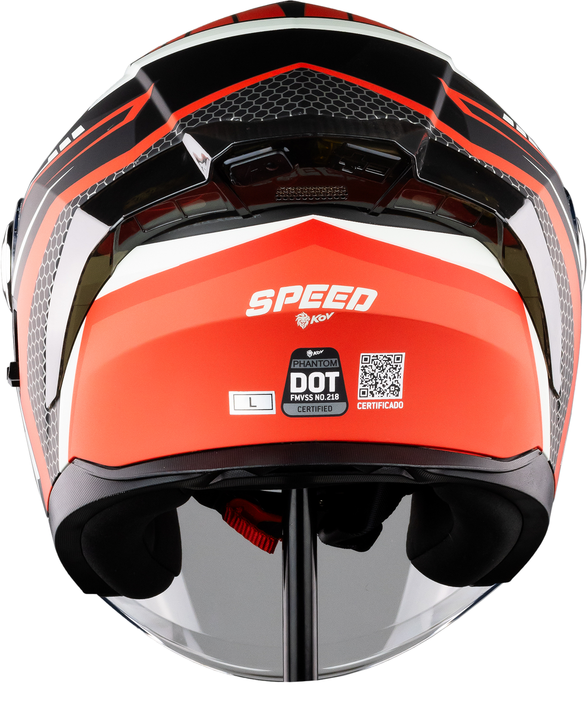 CASCO LED PHANTOM SPEED RED Cascos KOV + de motociclista
