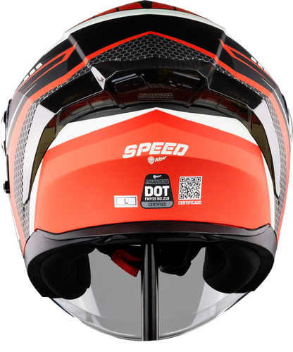 CASCO LED PHANTOM SPEED RED Cascos KOV + de motociclista