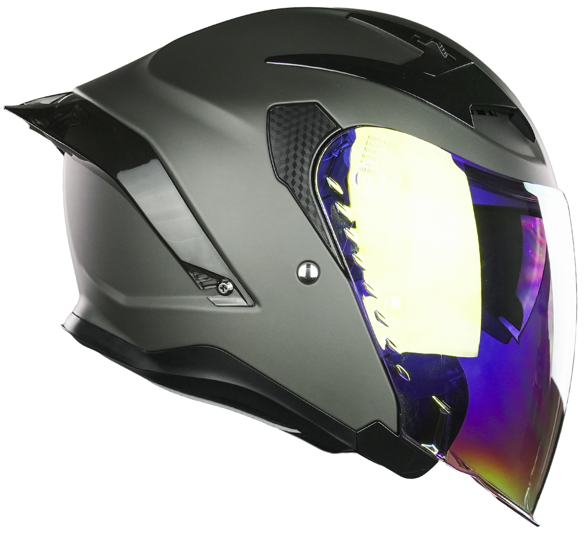 CASCO QUAKE GRIS MATE Cascos X-KOV + de motociclista