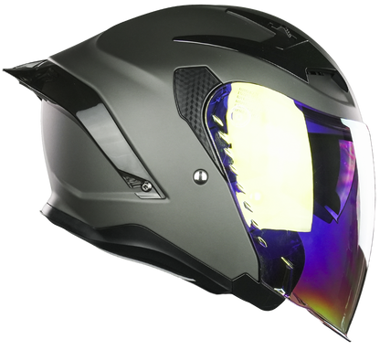 CASCO QUAKE GRIS MATE Cascos X-KOV + de motociclista