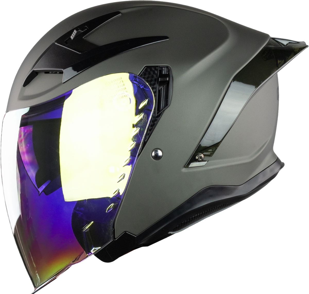 CASCO QUAKE GRIS MATE Cascos X-KOV + de motociclista