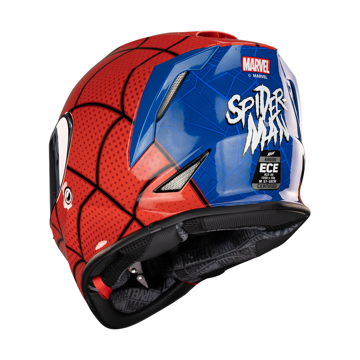 CASCO ECE KROON SPIDERMAN MARVEL Cascos KOV + de motociclista