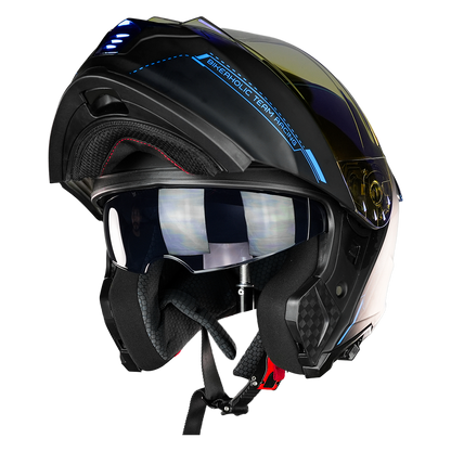 CASCO THUNDER RACING BLUE Cascos KOV + de motociclista