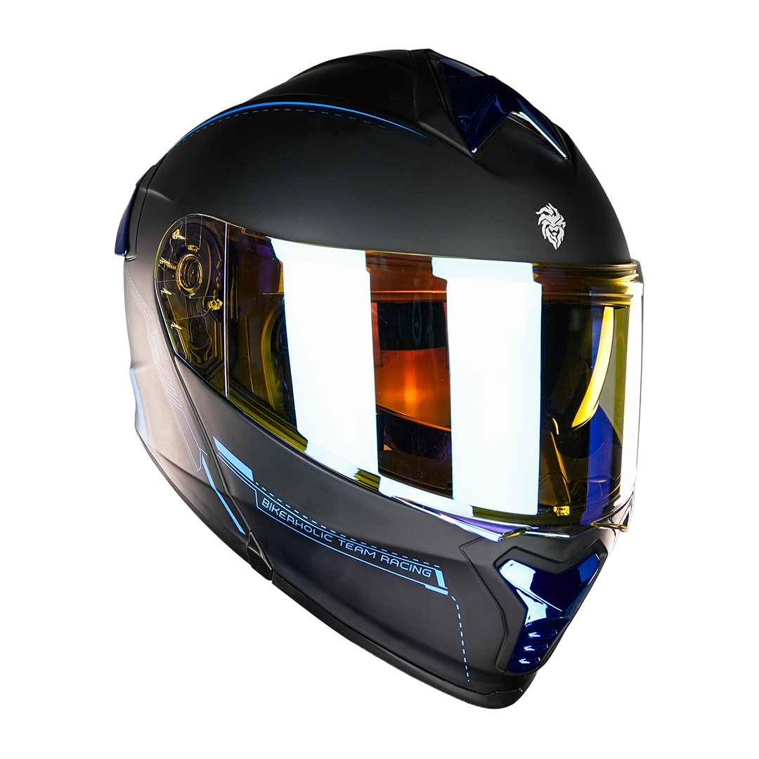 CASCO THUNDER RACING BLUE Cascos KOV + de motociclista