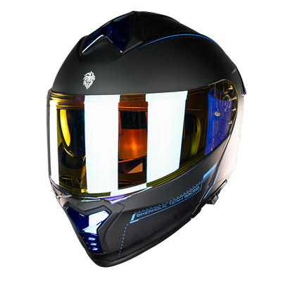 CASCO THUNDER RACING BLUE Cascos KOV + de motociclista