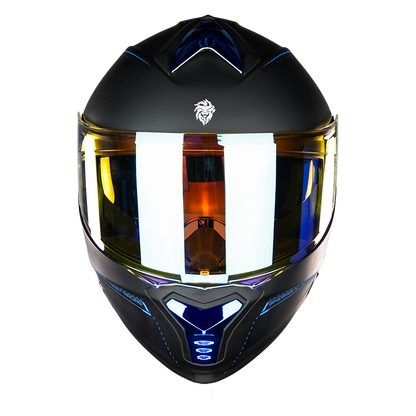 CASCO THUNDER RACING BLUE Cascos KOV + de motociclista