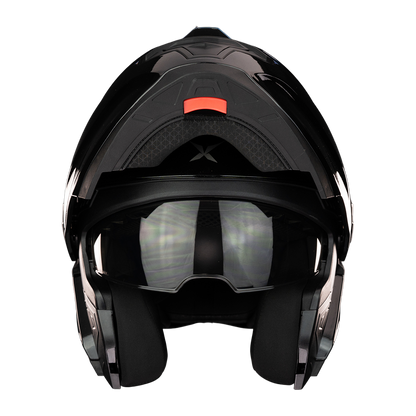 CASCO ALPHA NEGRO ROJO 4
