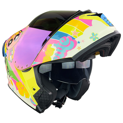 CASCO THUNDER CHICAS SUPERPODEROSAS COLORES Cascos KOV + de motociclista