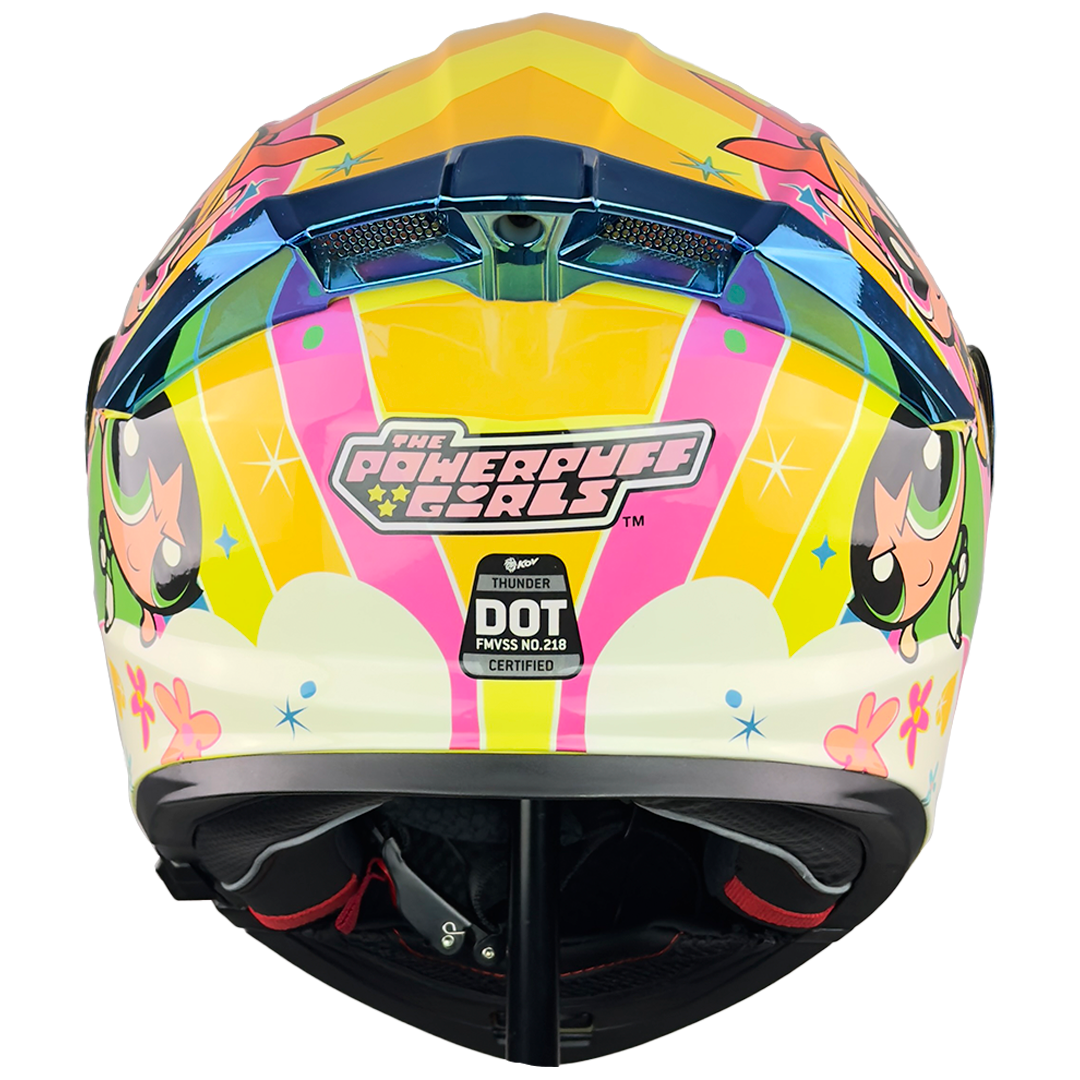 CASCO THUNDER CHICAS SUPERPODEROSAS COLORES Cascos KOV + de motociclista
