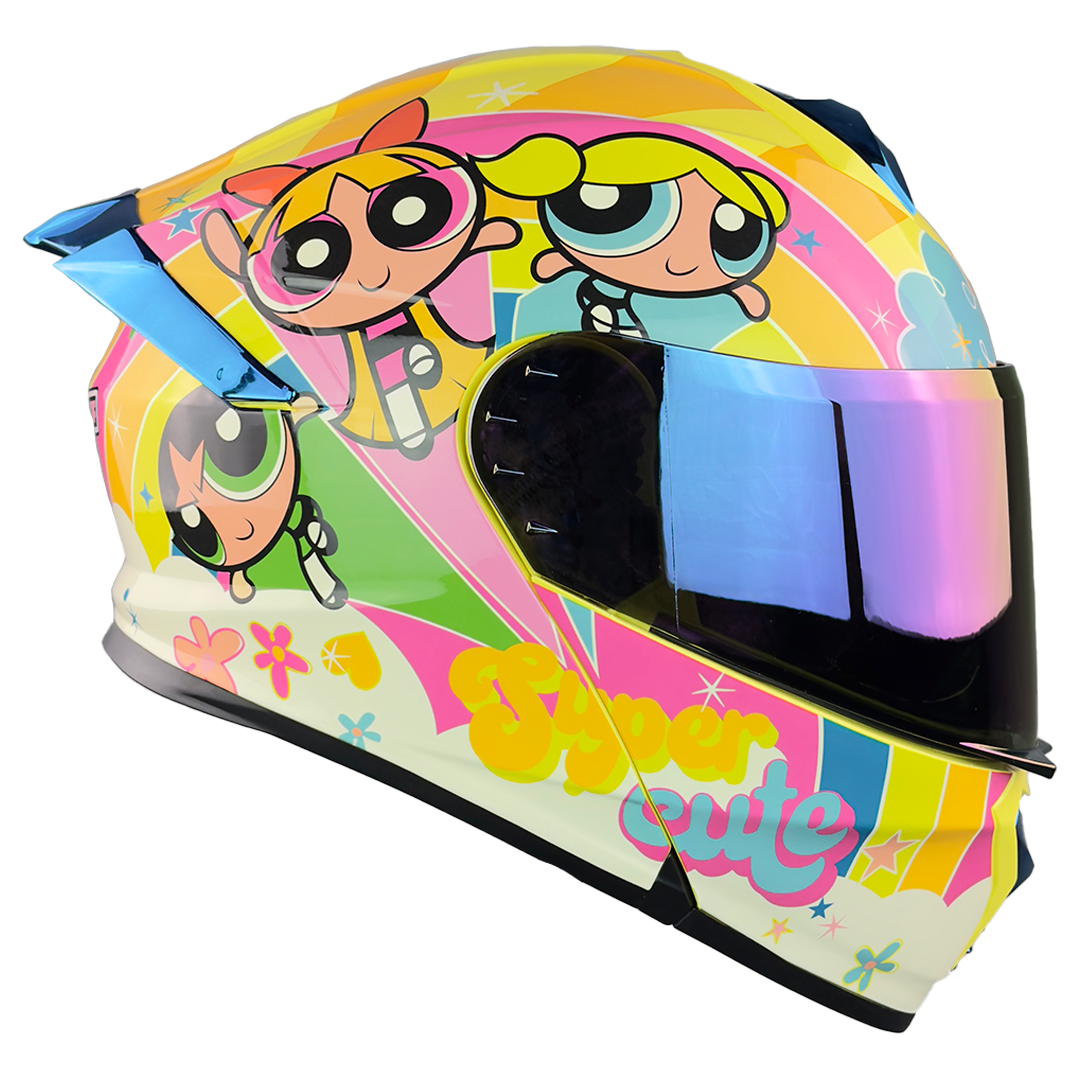 CASCO THUNDER CHICAS SUPERPODEROSAS COLORES Cascos KOV + de motociclista
