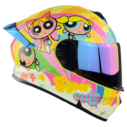 CASCO THUNDER CHICAS SUPERPODEROSAS COLORES Cascos KOV + de motociclista