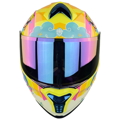 CASCO THUNDER CHICAS SUPERPODEROSAS COLORES Cascos KOV + de motociclista