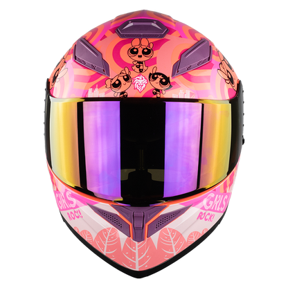 CASCO STARK CHICAS SUPERPODEROSAS ROCK GIRL ROSA Cascos KOV + de motociclista