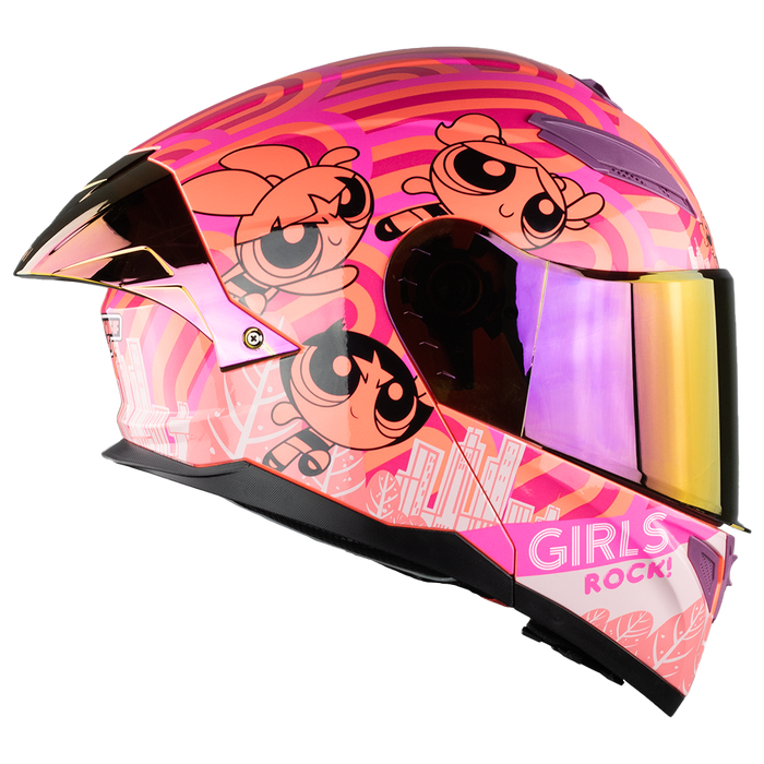 CASCO STARK CHICAS SUPERPODEROSAS ROCK GIRL ROSA Cascos KOV + de motociclista