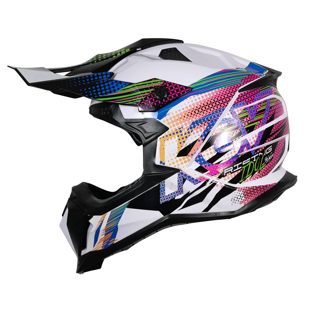 CASCO CROSS RISING IDOL BLANCO