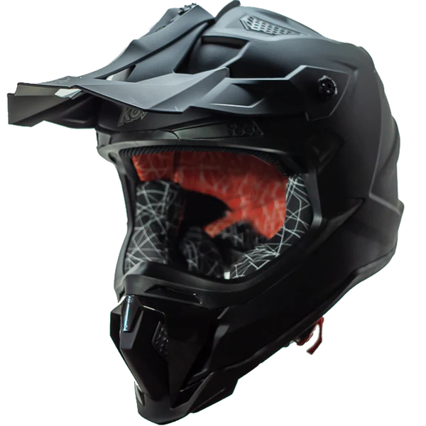 CASCO CROSS SOLIDO NEGRO MATE
