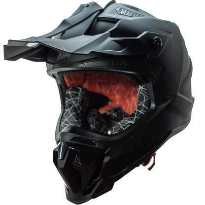 CASCO CROSS SOLIDO NEGRO MATE