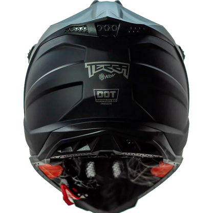 CASCO CROSS SOLIDO NEGRO MATE