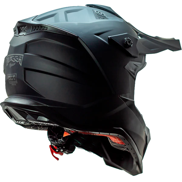 CASCO CROSS SOLIDO NEGRO MATE