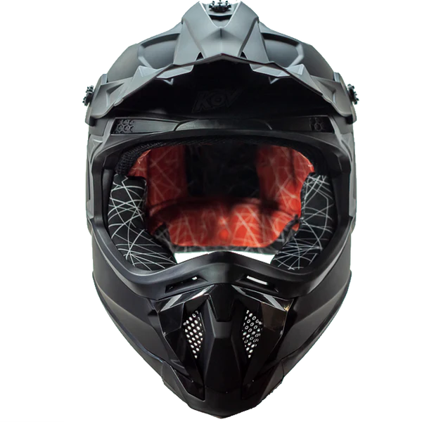 CASCO CROSS SOLIDO NEGRO MATE