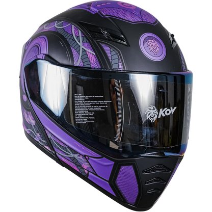 CASCO ESTELAR CYBORG MORADO