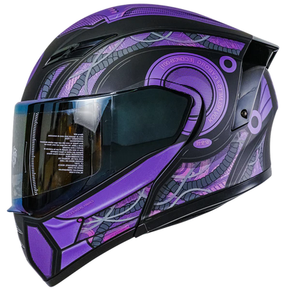 CASCO ESTELAR CYBORG MORADO