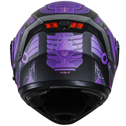 CASCO ESTELAR CYBORG MORADO