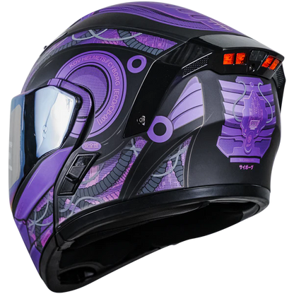 CASCO ESTELAR CYBORG MORADO