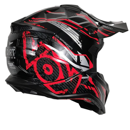 CASCO CROSS DIRT ROJO