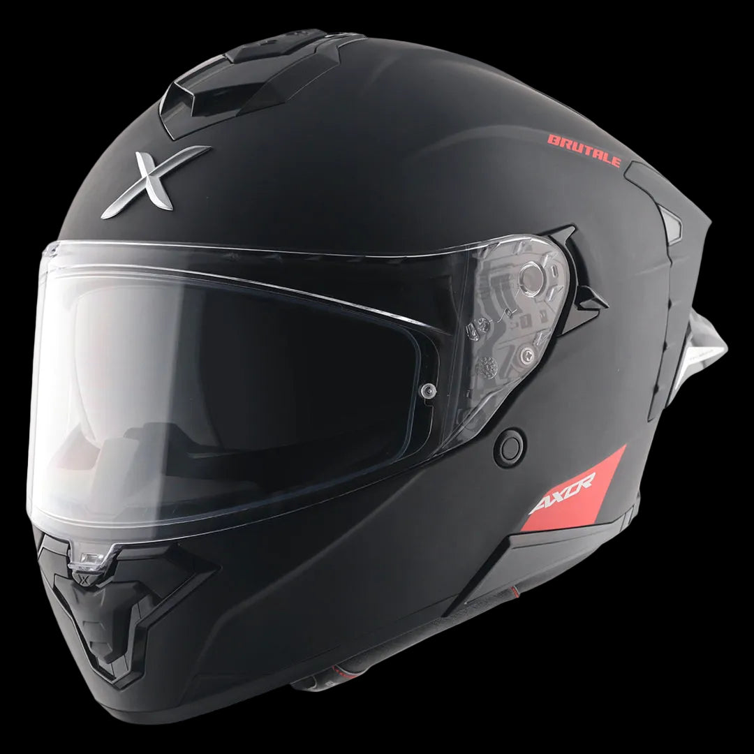 CASCO BRUTALE NEGRO SOLIDO