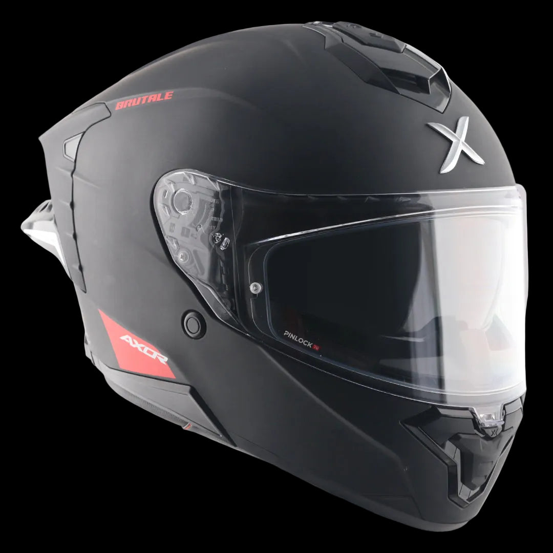 CASCO BRUTALE NEGRO SOLIDO